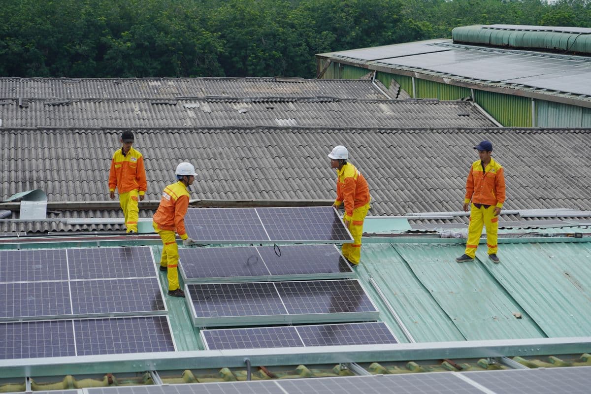 Industrial Facility Solar Installation