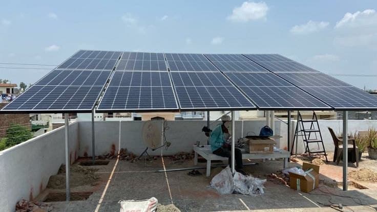 Residential Rooftop Solar Installation